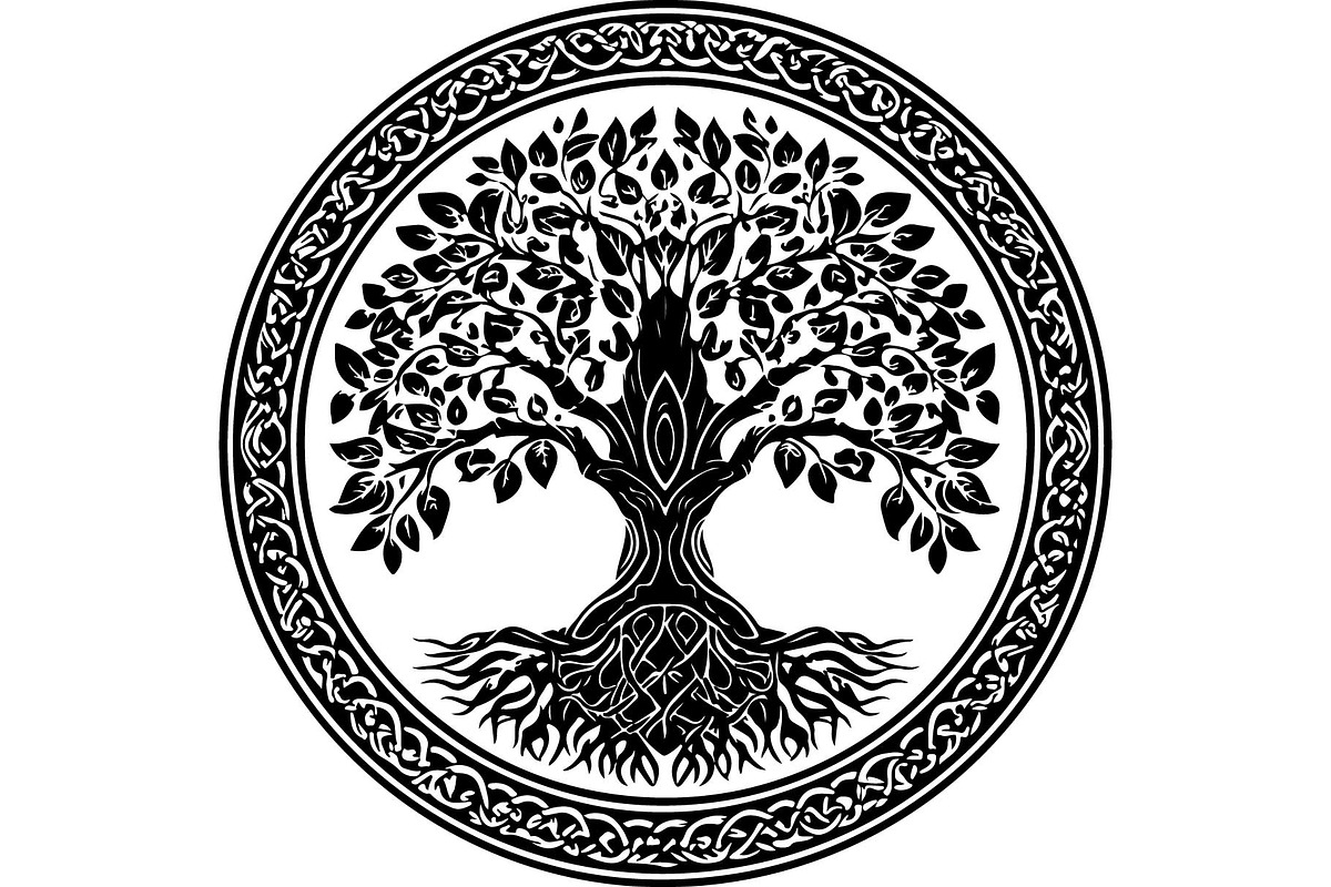 Tree of Life Circle SVG Bundle, an Object Graphic by jahid234 (Photo 5 of 13)