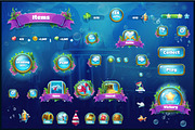 Atlantis Ruins - Casual Game UI, an Object Illustration by Nearbirds (Thumbnail 4 of 4)