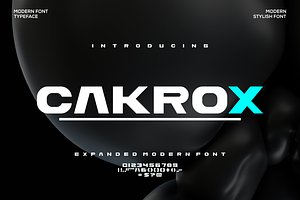 Cakrox Font