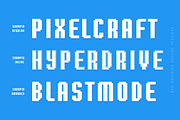 Sharpix - Pixel Font Family, a Sans Serif Font by alpercakici (Thumbnail 3 of 10)
