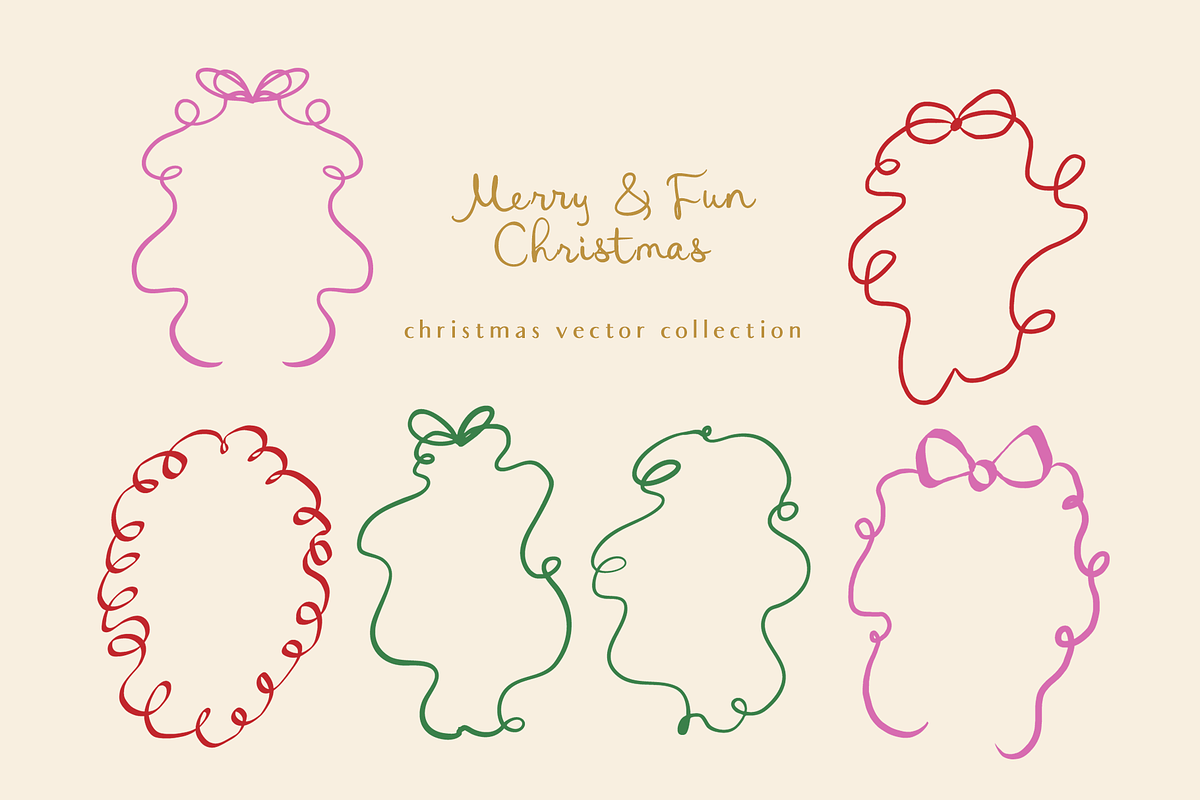 Christmas holiday fun vector graphic, an Object Graphic by Grace Noboa Illustrations (Photo 6 of 6)
