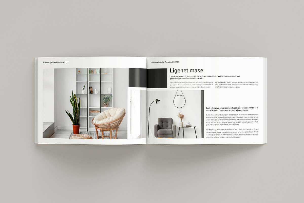 Interior Magazine Template, a Brochure Template by GoldenGrid Studio (Photo 6 of 8)
