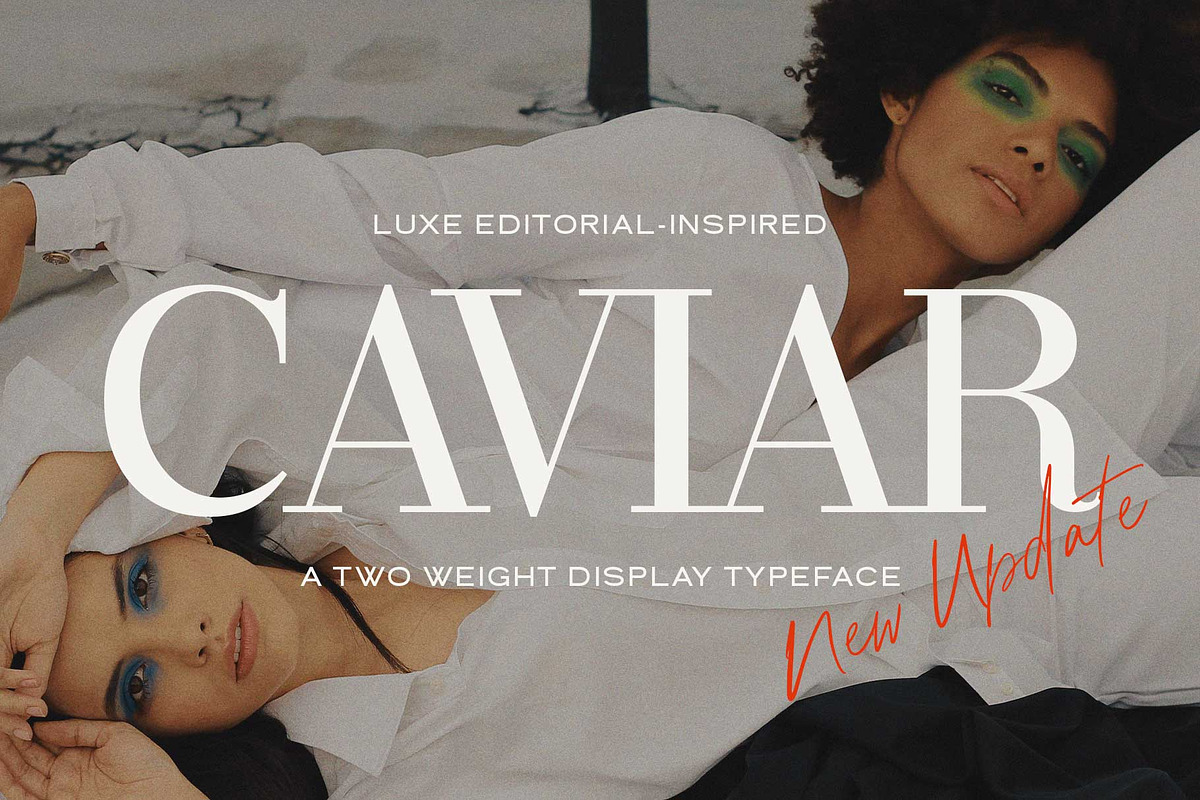 Caviar Luxury Editorial Serif, a Serif Font by Blanc Salváge (Photo 1 of 9)