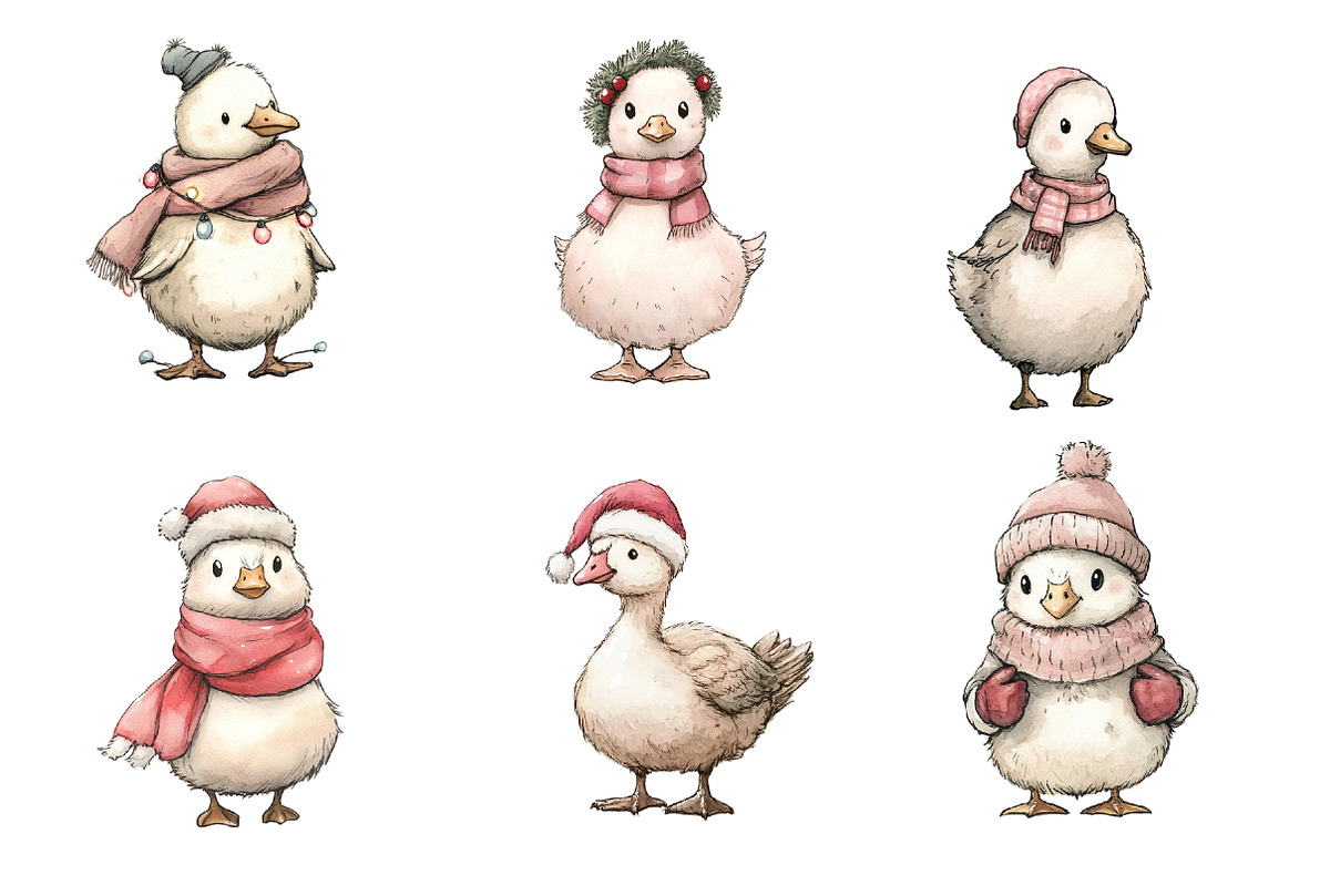 Christmas Gosse clipart, an Illustration by Designworld (Photo 2 of 4)