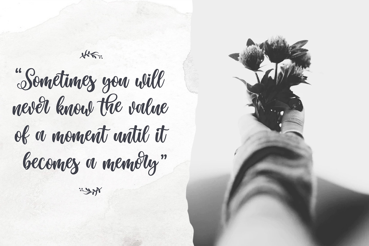 Haniberryku - Beautiful Script Font preview 6