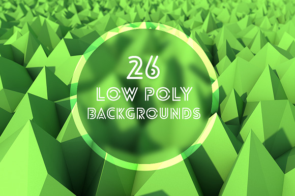 26 Abstract Low Poly Backgrounds preview 6