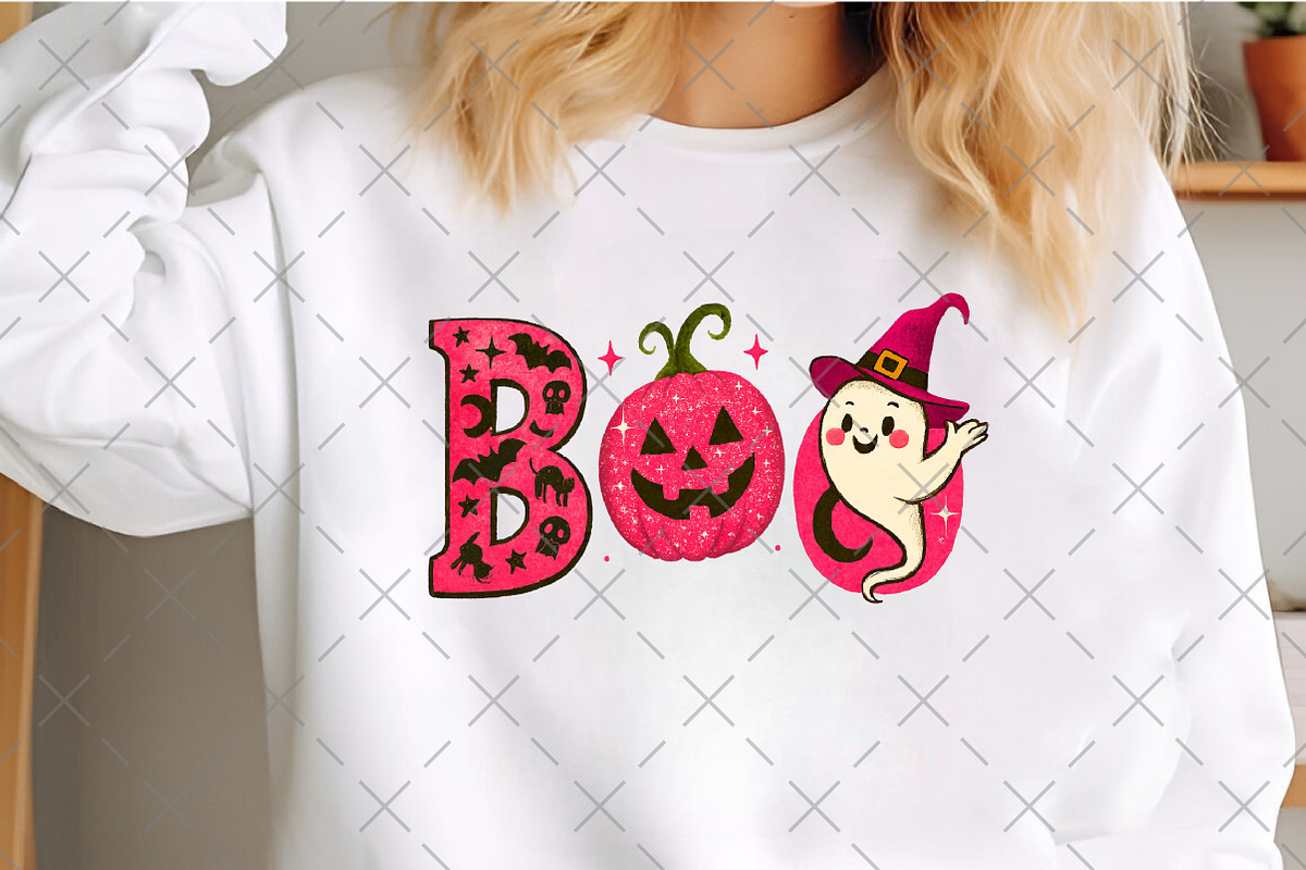 Halloween Boo PNG, an Illustration by Craft Nest (Photo 2 of 6)