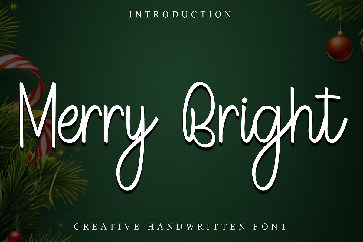Merry Bright, a Handwritten Font by InermediaSTUDIO (Photo 1 of 7)