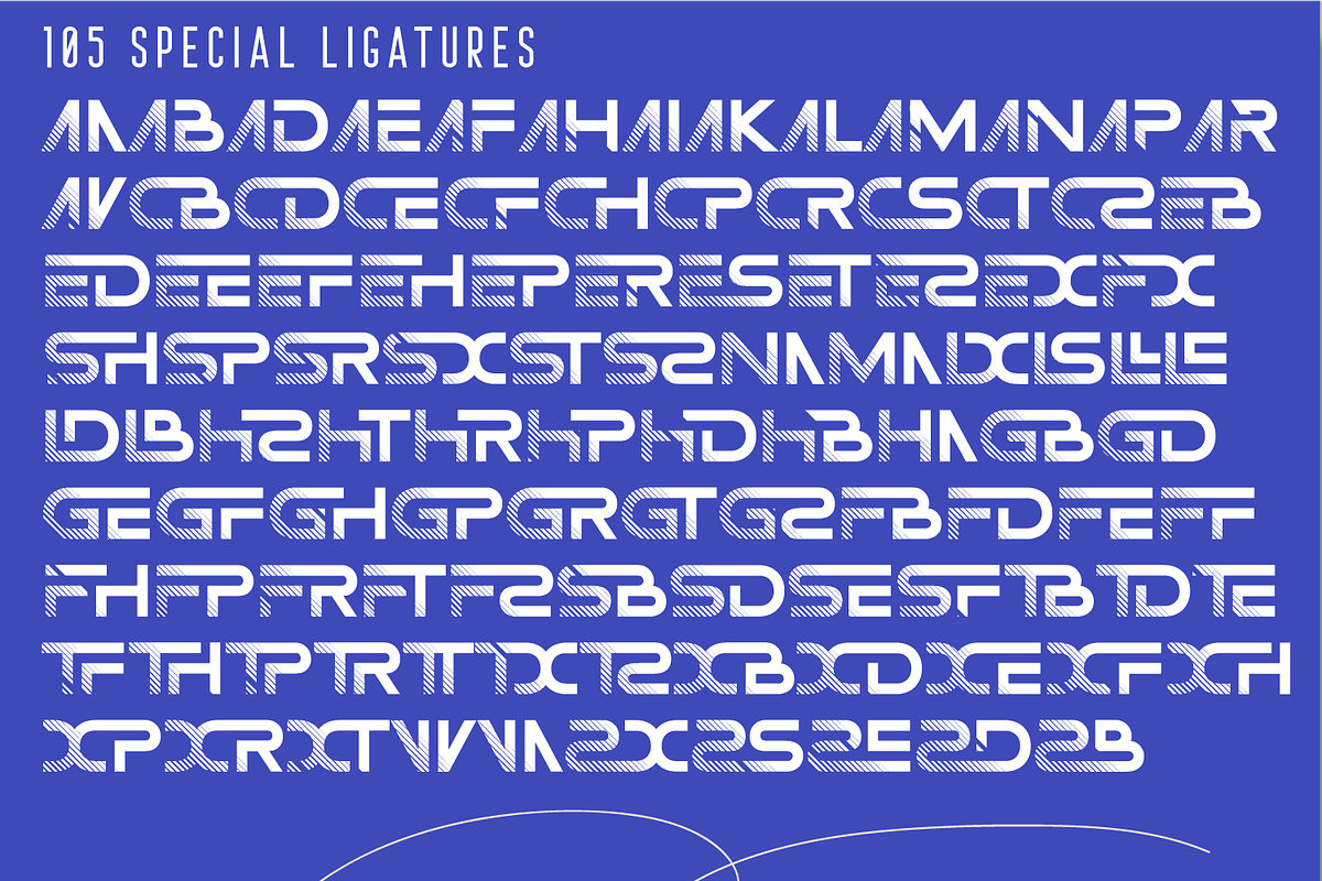 THE SOLSTICE Font, a Font by 177Studio (Photo 6 of 7)