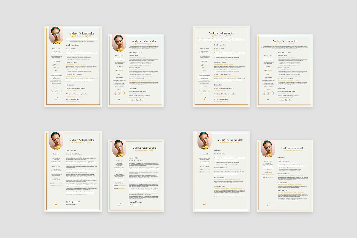Resume for Esthetician Canva Design, a Resume Template by artbart (Photo 6 of 10)