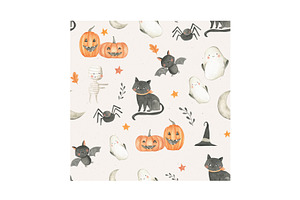 Halloween Seamless Pattern