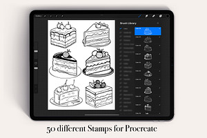 Cake Stamps For Procreate