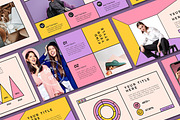 Line Retro Powerpoint Template, a Presentation Template by SKY CREATION (Thumbnail 1 of 7)