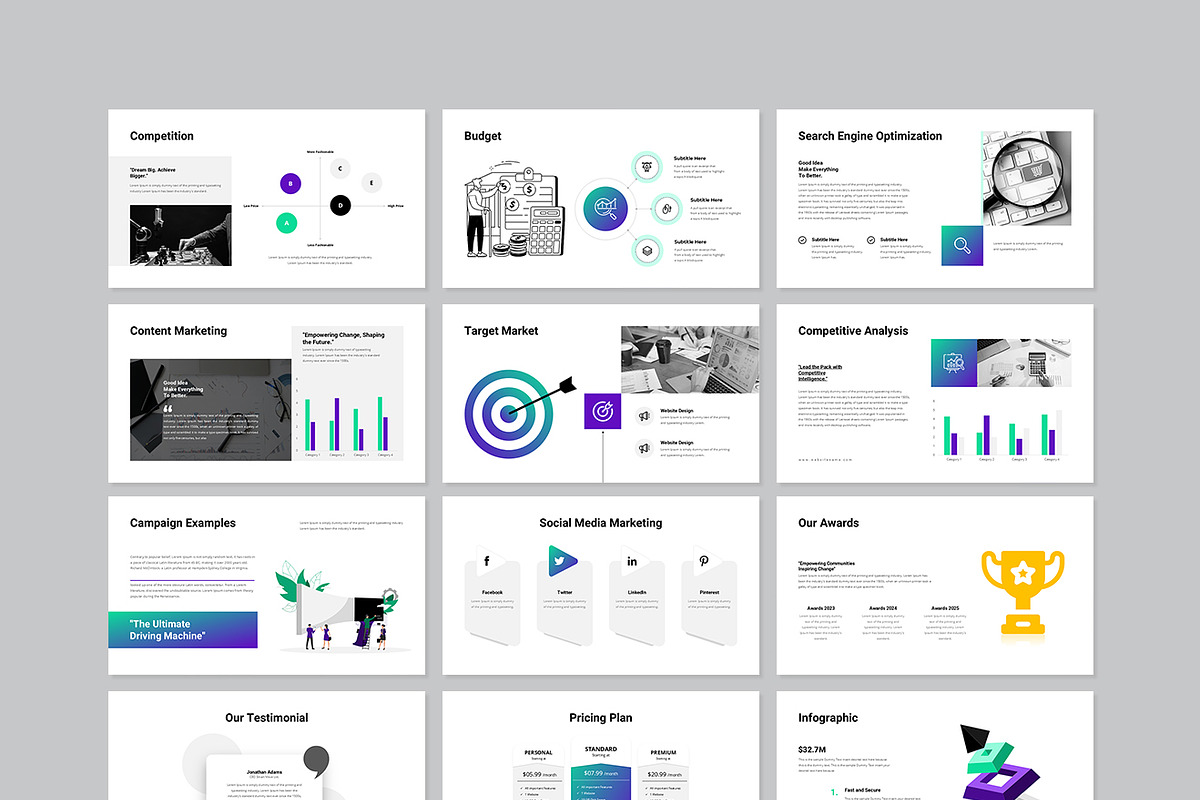 Business Plan Presentation Template, a Presentation Template by GenerousArt (Photo 8 of 8)