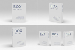 Box Mockup 8 PSD Files