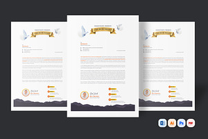 Church Letterhead, a Stationery Template by iDoodle Studio