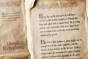 Old Norse, a Serif Font by Burntilldead (Thumbnail 9 of 12)