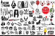 121 Horror Scary Movie SVG Bundle, a Seasonal Illustration by FancyDesignStudio (Thumbnail 1 of 5)