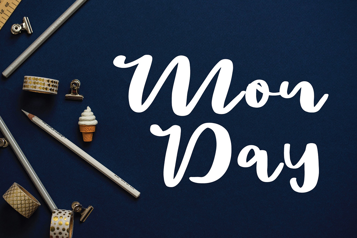 Saturday Font preview 3