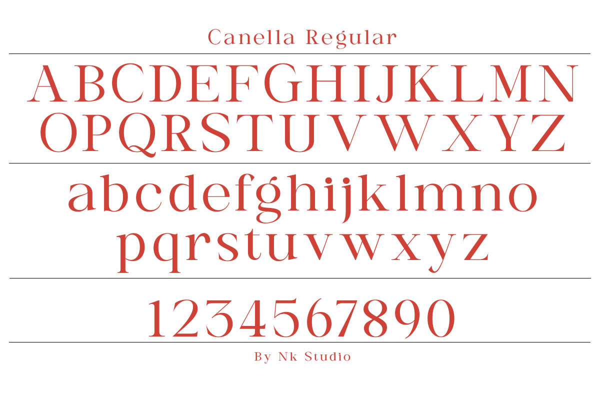 Canella, a Serif Font by Nurul_kamal (Photo 11 of 13)