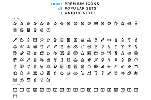 2000 MICRO ICONS For Small GUI's