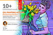 Oil Panting Photoshop Action, an Action Add-On by MRI STUDIO (Thumbnail 1 of 10)