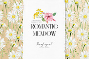 Watercolor meadow flowers patterns, a Pattern Graphic by AnnaTkachi (Thumbnail 6 of 6)