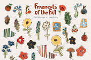 Fall Cottagecore Frames Backgrounds, a Decorative Illustration by whiteheartdesign (Thumbnail 13 of 22)