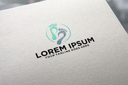 Foot Care Clinic logo design