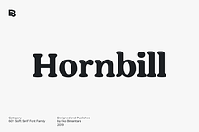 Hornbill; 18 Retro Fonts