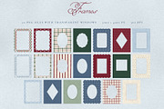 Frosted Winter Papers and Frames, a Background Graphic by Anzhelika (Thumbnail 10 of 10)