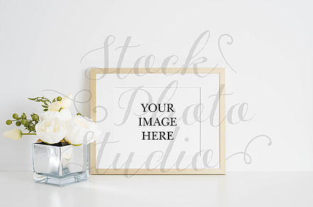 Frame Mockup Stock Photo