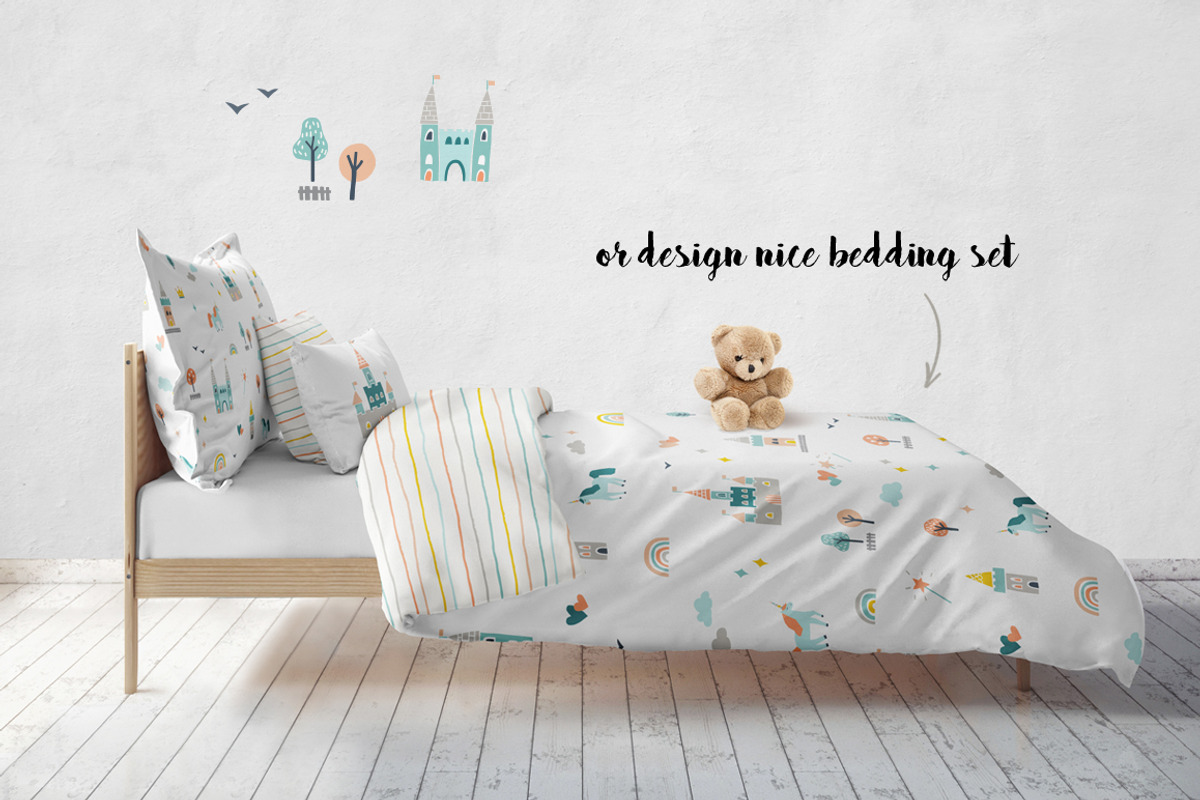 Seamless patterns for girls, a Pattern Graphic by Magnia (Photo 3 of 5)