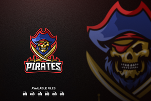 Pirates Logo Template, a Design Template by artchiles_design