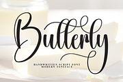 Butterly | Script Font, a Handwritten Font by Scratchones (Thumbnail 1 of 9)