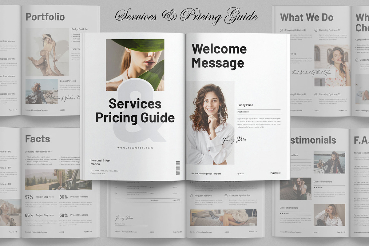 Services & Pricing Guide Template, a Magazine Template by GoldenGrid Studio (Photo 2 of 15)