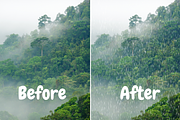 20 Realistic Rain Overlays, a Texture Graphic by youtoview (Thumbnail 4 of 9)