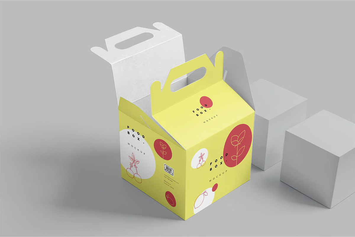 Gable Box Mockups, a Packaging Mockup by megostudi0 (Photo 4 of 7)
