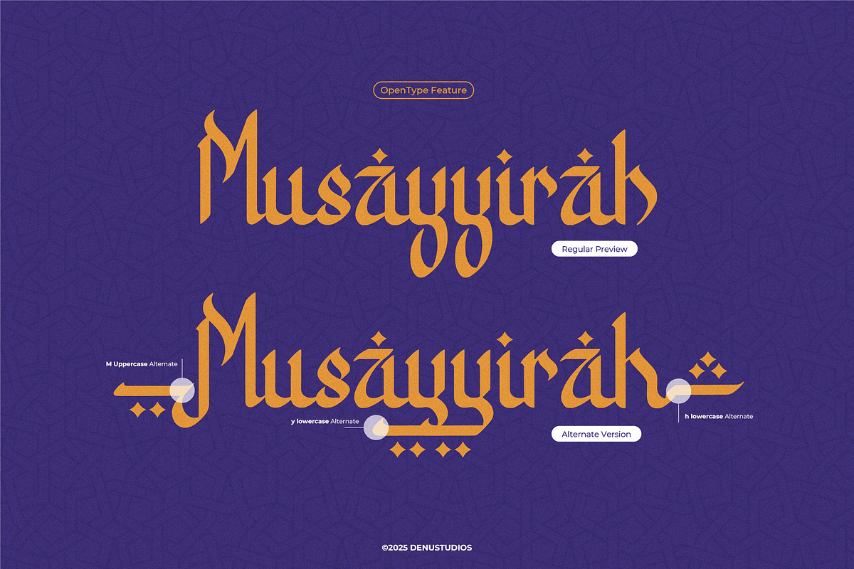 Barqah | Islamic Style Font, a Script Font by Denustudios (Photo 5 of 12)