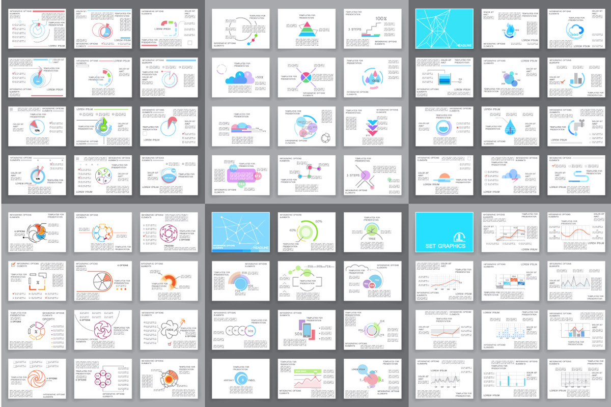 Infographic brochure elements, a Work Illustration by Mechik (Photo 1 of 10)