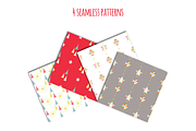 Lama Christmas Set, a Decorative Illustration by Annakristal (Thumbnail 2 of 2)