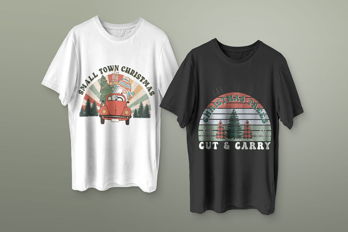 Retro Western Christmas Bundle PNG, an Illustration by ROJI CREATOR (Photo 6 of 7)
