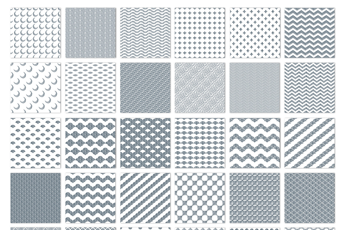 70 patterns bundle, a Pattern Graphic by wedraw (Photo 9 of 12)