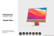 Apple iMac 24” M1 Mockups, a Device Mockup by mock-ups (Thumbnail 8 of 13)