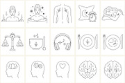 Holistic Medicine Line Icon Set, an Outline Icon by NatalieArtShop (Thumbnail 4 of 15)