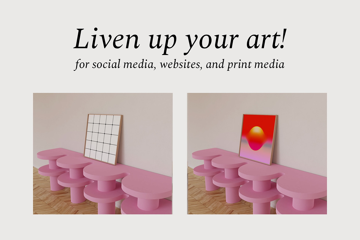 Framed Poster Mockups Bundle, a Print Template by Bonumo (Photo 5 of 18)