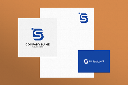 BS/SB Lettermark Logo Template