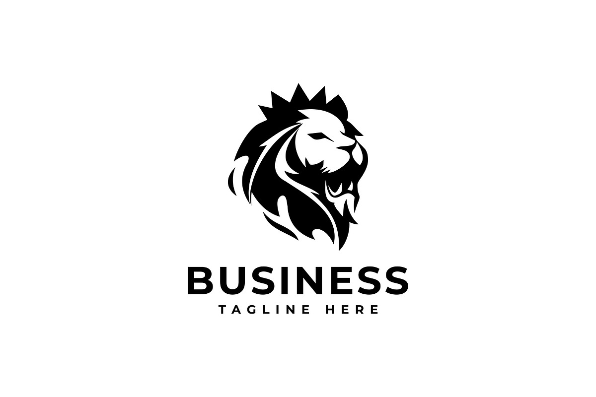 Minimal Lion Head Logo Design, a Branding & Logo Template by Shahjhan (Photo 4 of 4)