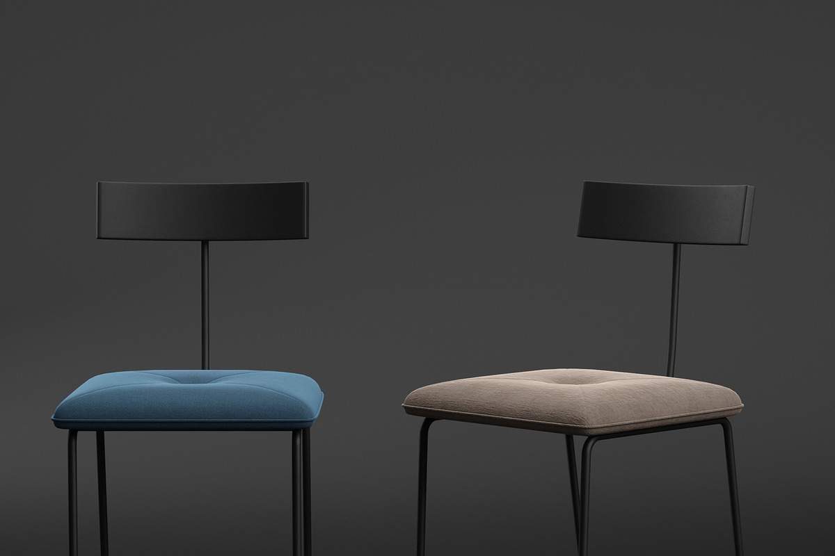 ALBA DINING CHAIR, a Furniture 3D Model by NOMODOL (Photo 4 of 6)