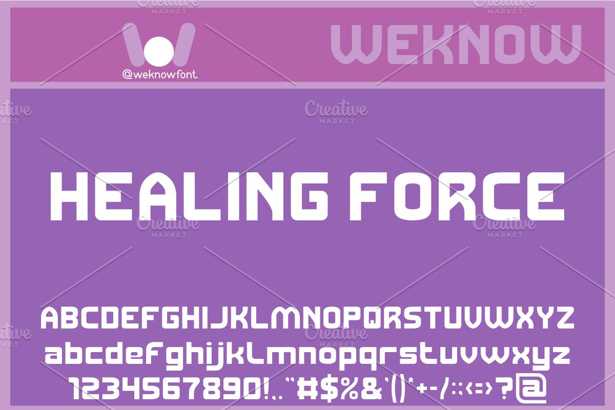 Emotional Strength font, a Sans Serif Font by weknow (Photo 5 of 8)